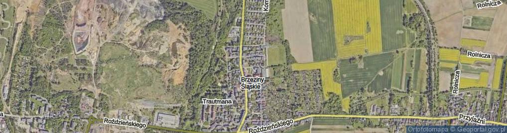 Zdjęcie satelitarne Kusocińskiego Janusza ul.